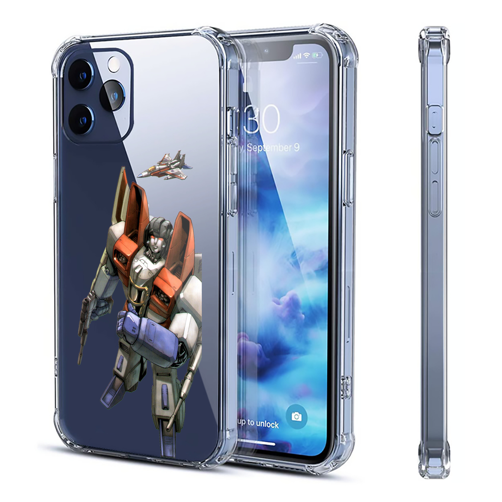 （画像用）  【iPhone 12シリーズ対応】透明スマホケース（クリアソフトケース）